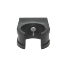 FloPlast Overflow Pipe Clip Black 21.5mm 10 Pack
