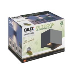 Calex Venice Outdoor LED Up & Down Wall Light Grey 7W 400lm