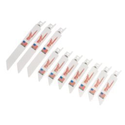 Milwaukee Hackzall 49220220 Multi-Material Blade Set 10 Pieces