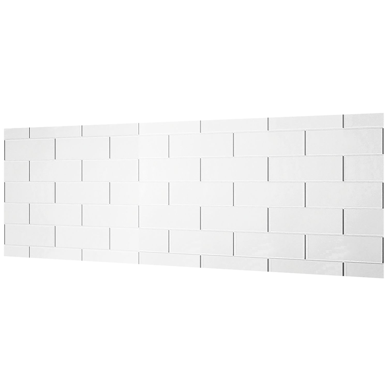 Multipanel Horizontal Bathroom Wall Panel Gloss White 1220mm x 2440mm x 3mm (273JE)