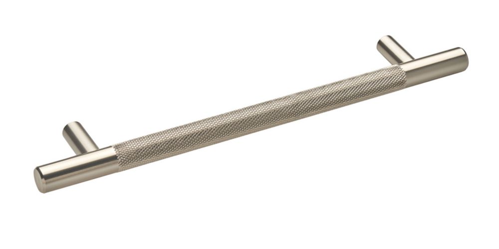 Elite Knobs & Handles Kensington Knurled T Bar Handle Brushed Nickel