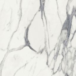 Wilsonart Zenith Marbre Veneto Matt White Marble Effect Compact Laminate Breakfast Bar 3000mm x 950mm x 12mm
