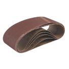 Titan  120 Grit Multi-Material Sanding Belts 457mm x 75mm 5 Pack