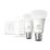 Philips Hue Ambience BC A19 RGB & White LED Smart Lighting Starter Kit 9W 806lm 3 Piece Set