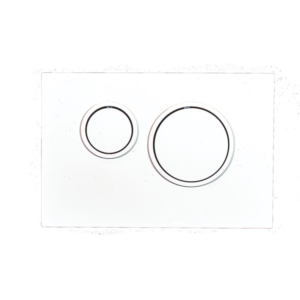 Fluidmaster Circle Dual-Flush T-Series Activation Plate White