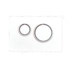 Fluidmaster Circle Dual-Flush T-Series Activation Plate White