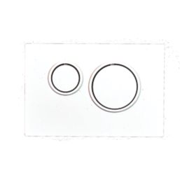 Fluidmaster Circle Dual-Flush T-Series Activation Plate White