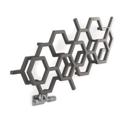 Terma Hex Radiator 502mm x 1126mm Sparkling Grey 1081BTU - Screwfix