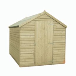 Shire  6' x 8' (Nominal) Apex Overlap Timber Shed