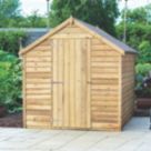Shire  6' x 8' (Nominal) Apex Overlap Timber Shed