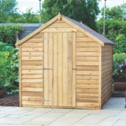 Shire  6' x 8' (Nominal) Apex Overlap Timber Shed