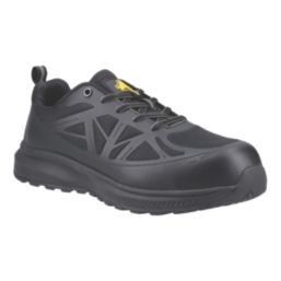 Amblers AS721C Hurdle Size 8  Black    Safety Trainers