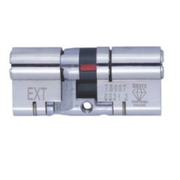 Yale Fire Rated 3 Star Platinum Double Euro Cylinder 45-45 (90mm) Satin Nickel