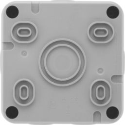 British General  IP66 13A Weatherproof Outdoor Switched Fused Spur & Flex Outlet with Neon