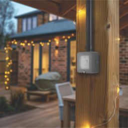 British General  IP66 13A Weatherproof Outdoor Switched Fused Spur & Flex Outlet with Neon