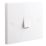 British General 900 Series 10AX 1-Gang 1-Way Light Switch  White  5 Pack
