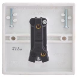 British General 900 Series 10AX 1-Gang 1-Way Light Switch  White  5 Pack