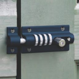 Squire Die-Cast Steel 4-Dial Combination Locking Bolt 120mm Blue