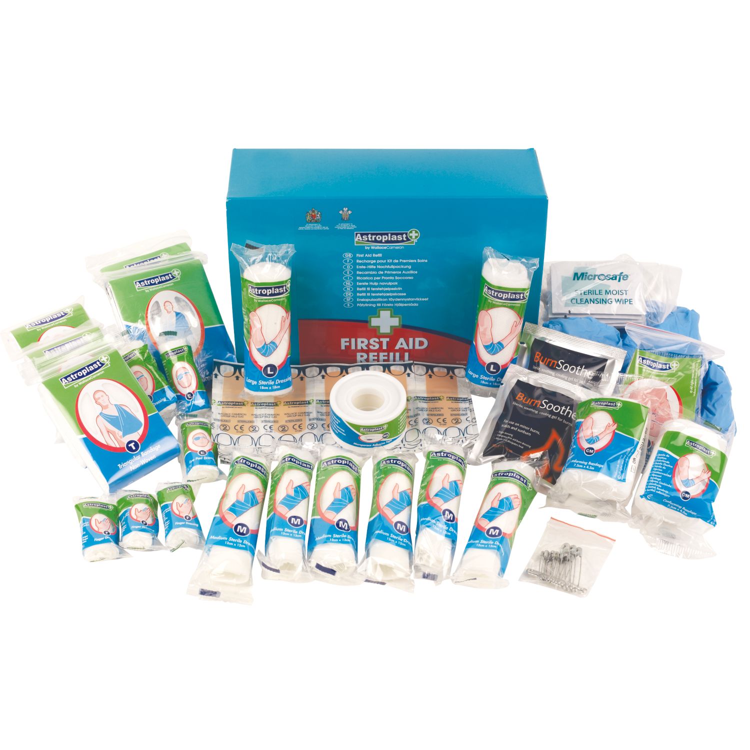 Wallace Cameron Mezzo British Standard First Aid Refill Kit Medium (27482)