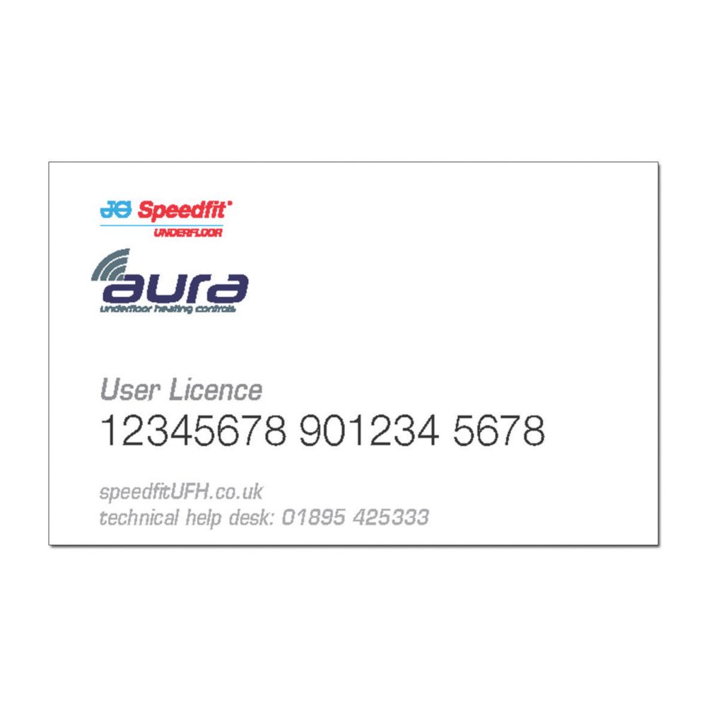 JG Speedfit Aura JGHUB1 Hub User Licence