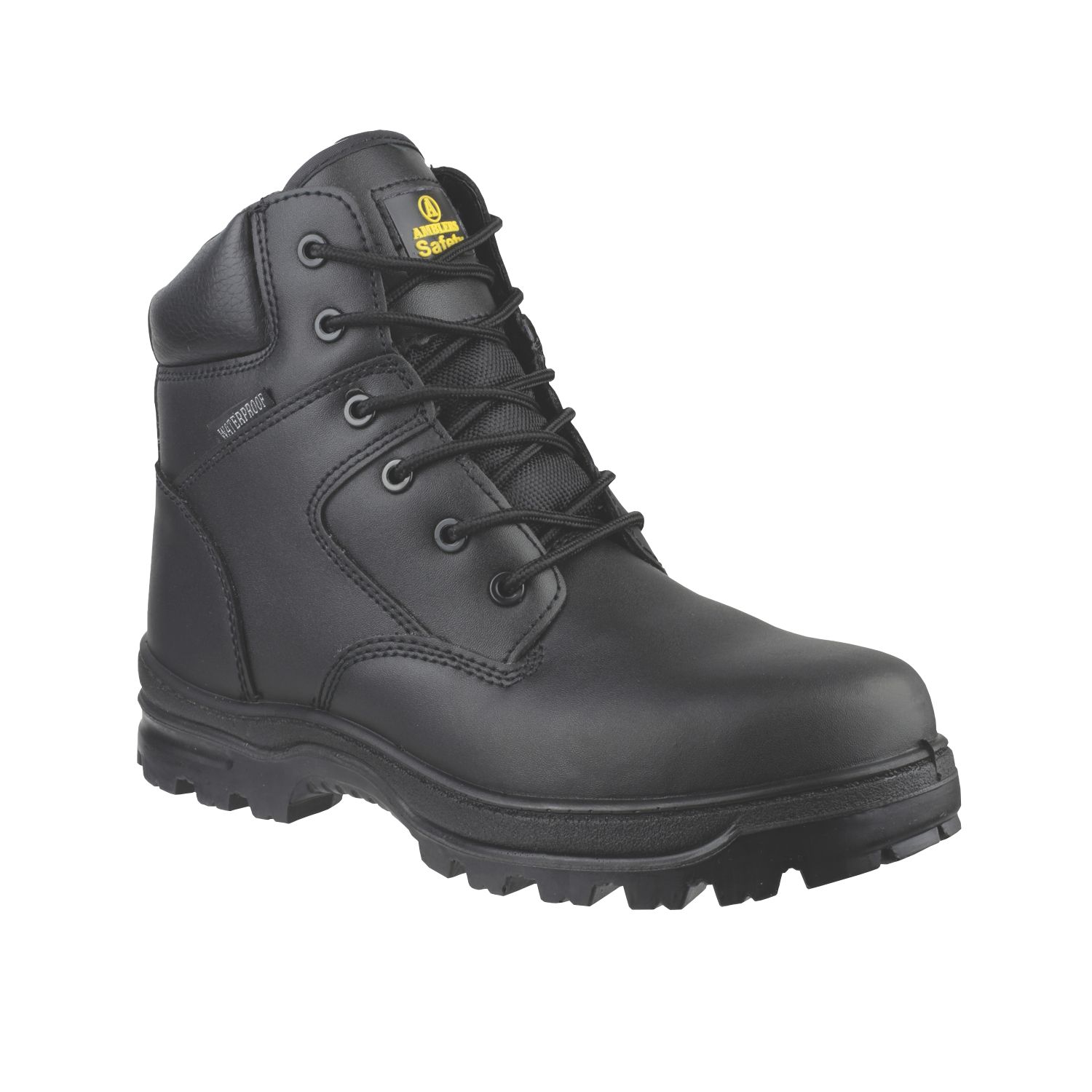 Amblers FS006C Size 8 Black Waterproof Safety Boots (2749F)