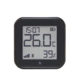 Shelly H&T Gen 3 Wireless Heating Matt Black Smart Thermostat