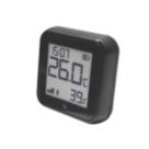 Shelly H&T Gen 3 Wireless Heating Matt Black Smart Thermostat