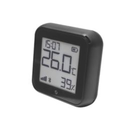 Shelly H&T Gen 3 Wireless Heating Matt Black Smart Thermostat