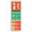 Essentials  Photoluminescent "Fire Extinguisher CO2" Sign 100mm x 300mm