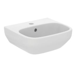 Ideal Standard i.life A Handbasin & Pedestal 1 Tap Hole 400mm