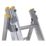 Werner  Aluminium 5.18m Combination Ladder