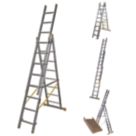 Werner  Aluminium 5.18m Combination Ladder