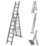 Werner  Aluminium 5.18m Combination Ladder