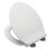 Croydex Michigan Soft-Close with Quick-Release Toilet Seat Thermoset Plastic White
