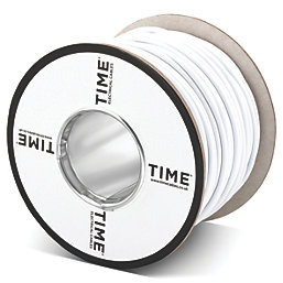 Time White 4-Core Alarm Cable 50m Drum