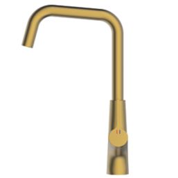 Clearwater Azia Battery-Powered Single Lever Monobloc Tap with Sensor Operation Brushed Brass