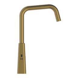 Clearwater Azia Battery-Powered Single Lever Monobloc Tap with Sensor Operation Brushed Brass