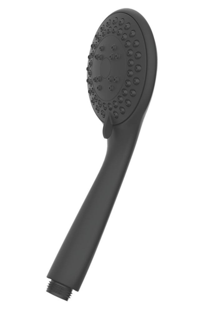 Croydex Nero Shower Handset Matt Black 90mm x 210mm - 3
