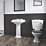 Splashwall Horizontal Tile Bathroom Wall Panel Gloss Black 2440mm x 600mm x 3mm