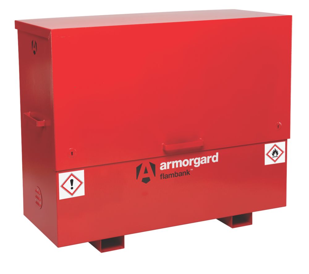 Flambank Hazardous Storage Chest Red 1585mm x 675mm x 1275mm