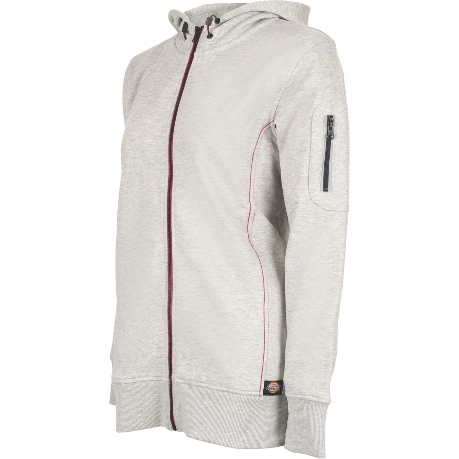 Dickies Performance Womens Hoodie Heather Grey Size 16 (274RP)