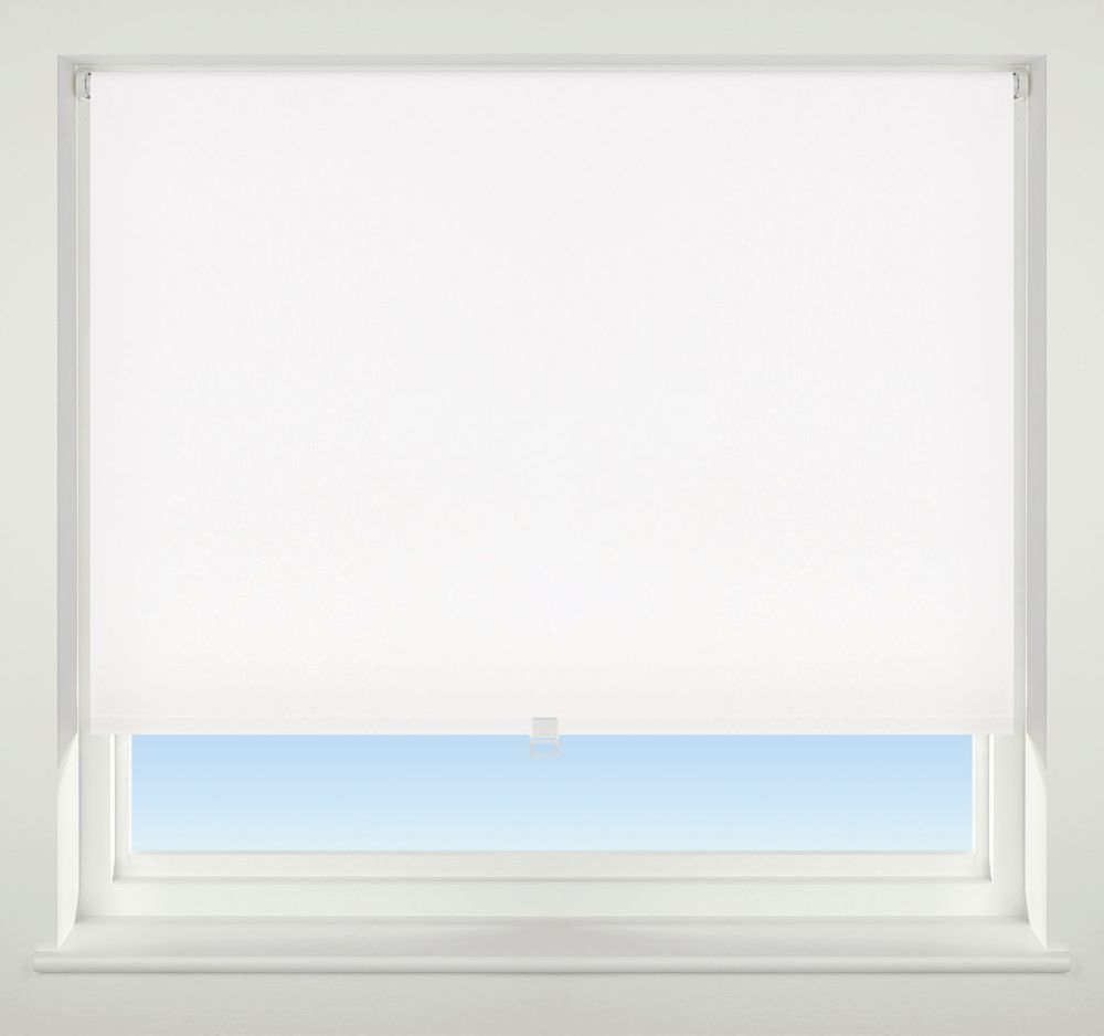 Aluminium Cordless NonBlackout Blind White 1650 x 1200mm Drop