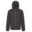 Regatta Navigate Hooded Zip Fleece Fleece Black/Seal Grey 3X Large 50" Chest