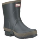 Hunter Gardener Short Size 10  Dark Olive Non Safety Wellies
