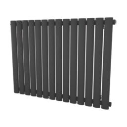 Ximax Fortuna 600mm x 826mm 2143BTU Anthracite Horizontal Designer Radiator