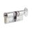 Yale Fire Rated  Platinum 3-Star Euro Profile Cylinder 35-35 (70mm) Nickel