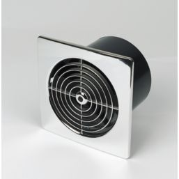 Manrose LP150STC 150mm (6") Axial Kitchen Extractor Fan with Timer Chrome 240V