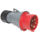 Amphenol 16A 4P+E Straight Plug 415V