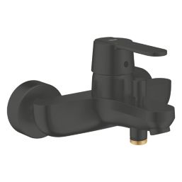 Grohe Get Matt Black 130mm Wall Mounted Single Control Manual Mixer Tap