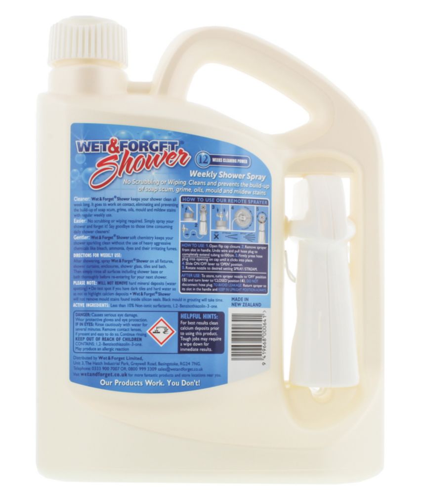 Wet & Forget Shower Spray 2Ltr - Screwfix